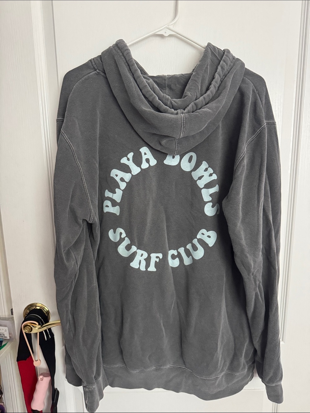Charcoal Hooded Sweatshirt - Men's Casual Pullover - Picture 4 of 4
